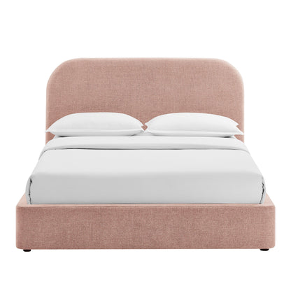 Keynote King Fabric Upholstered Storage Platform Bed Frame by Modway