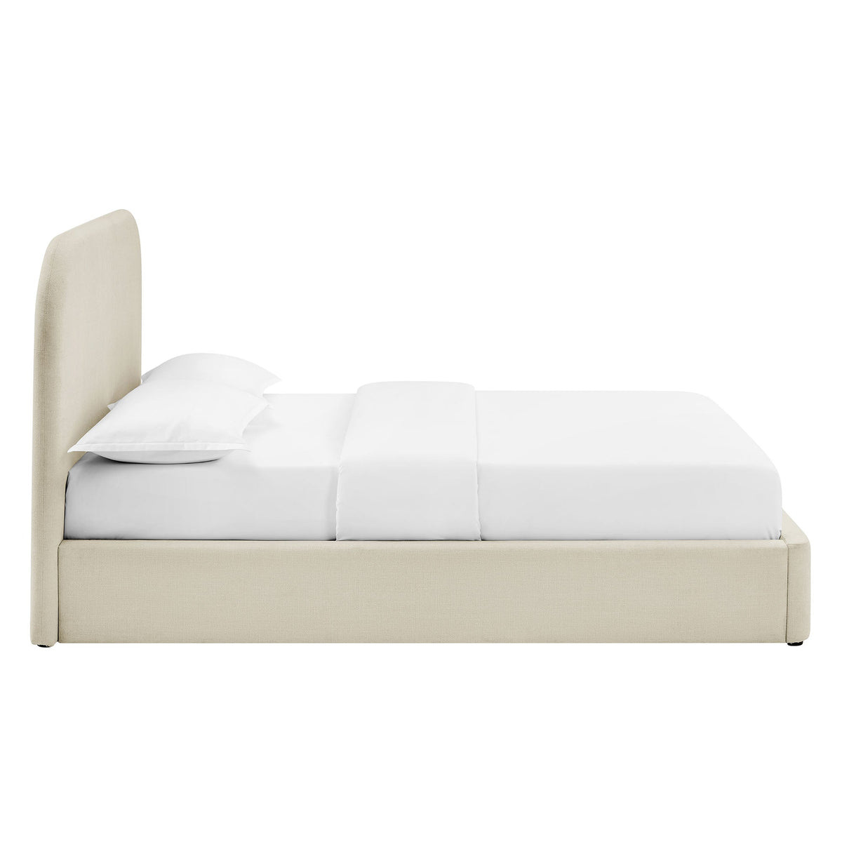 Keynote King Fabric Upholstered Storage Platform Bed Frame by Modway
