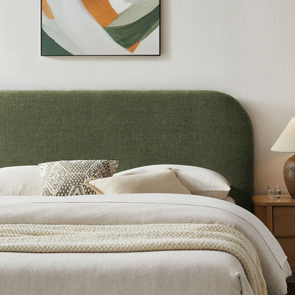 Keynote King Fabric Upholstered Storage Platform Bed Frame by Modway