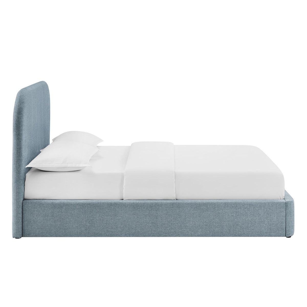 Keynote King Fabric Upholstered Storage Platform Bed Frame by Modway