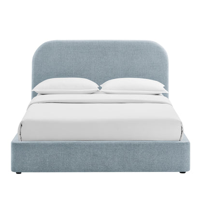 Keynote King Fabric Upholstered Storage Platform Bed Frame by Modway