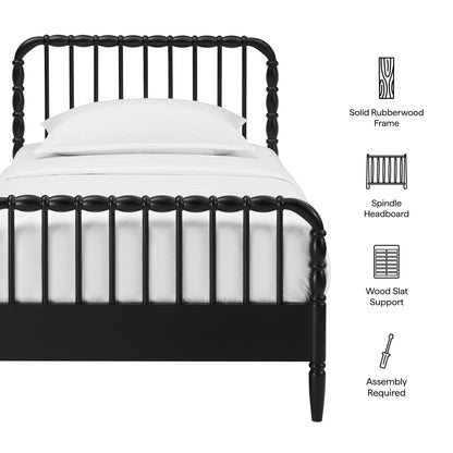 Arlette Twin Size Wood Spindle Bed Frame by Modway