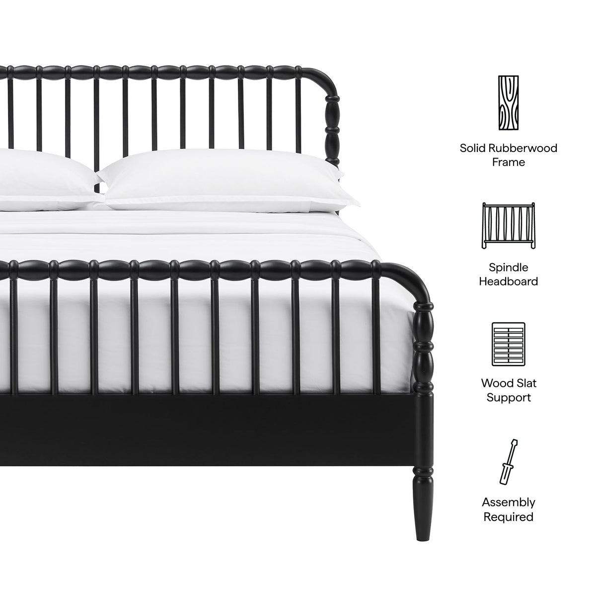 Arlette Full Size Wood Spindle Bed Frame by Modway