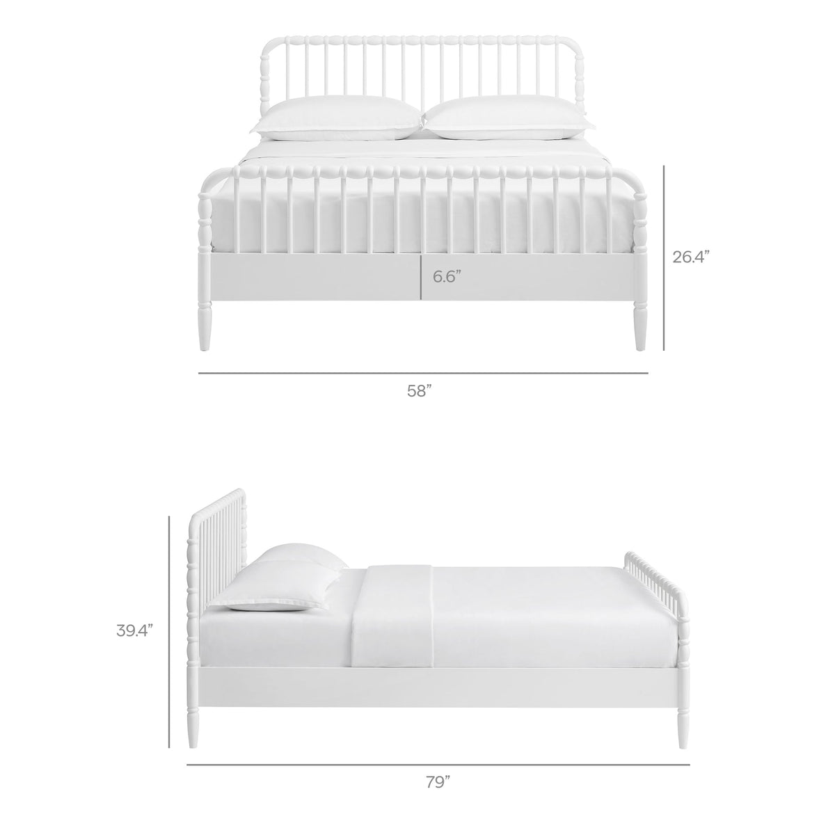 Arlette Full Size Wood Spindle Bed Frame by Modway