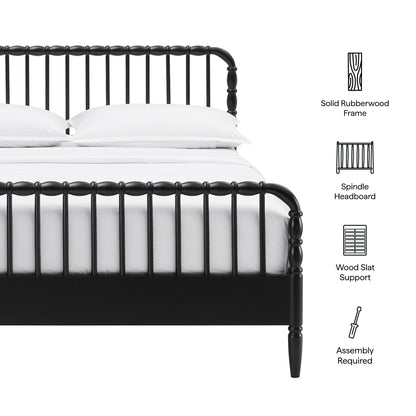 Arlette King Size Wood Spindle Bed Frame by Modway