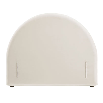Resort Twin Size Stain-Resistant Performance Velvet Arched Headboard by Modway