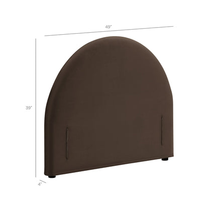 Resort Twin Size Stain-Resistant Performance Velvet Arched Headboard by Modway