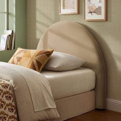 Resort Twin Size Stain-Resistant Performance Velvet Arched Headboard by Modway