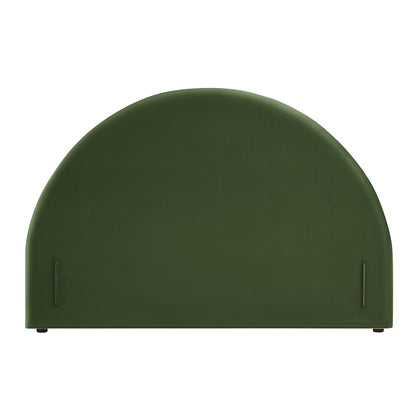 Resort Queen Size Stain-Resistant Performance Velvet Arched Headboard by Modway