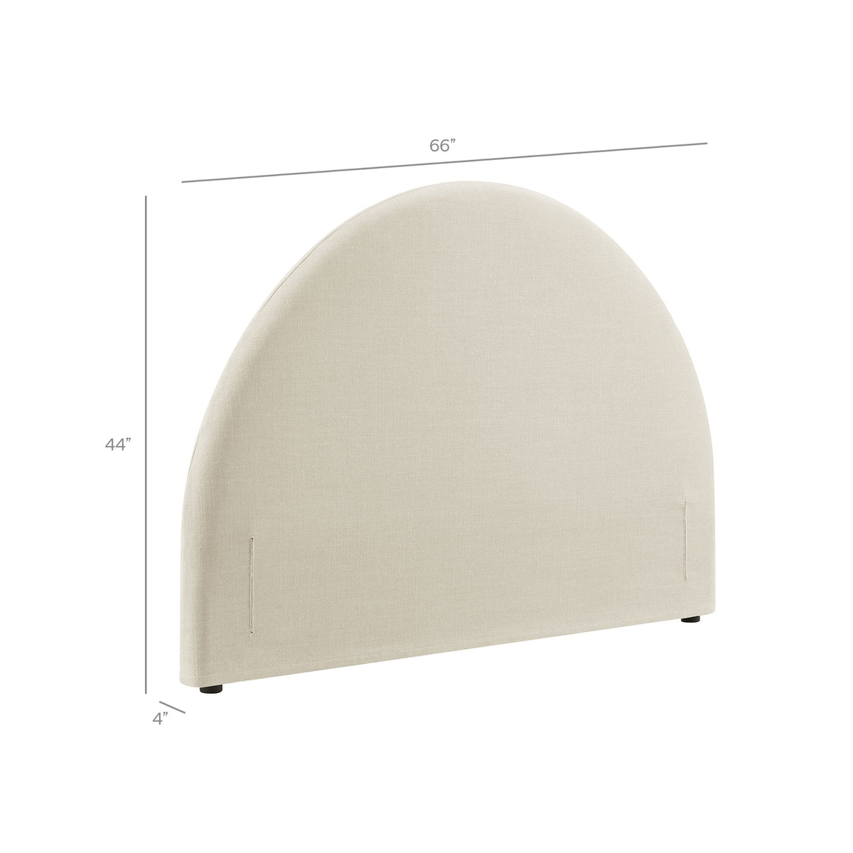 Resort Full Size Upholstered Fabric Arched Headboard by Modway