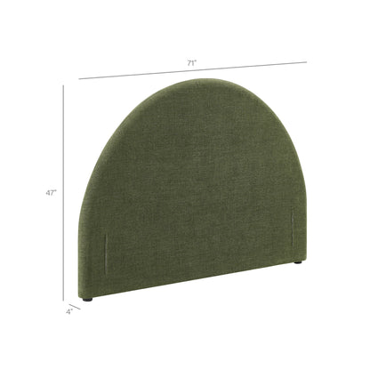 Resort Queen Size Upholstered Fabric Arched Headboard by Modway