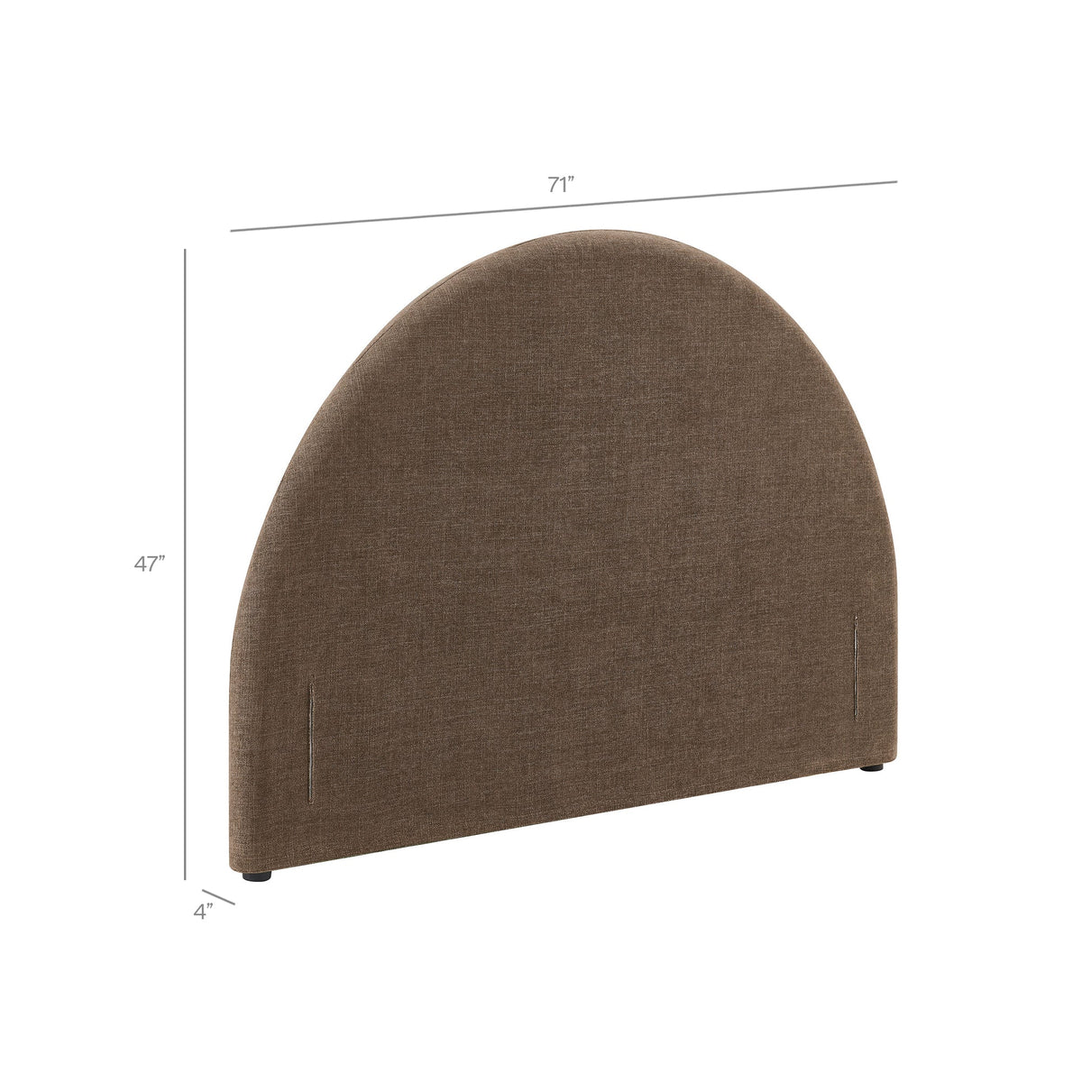 Resort Queen Size Upholstered Fabric Arched Headboard by Modway