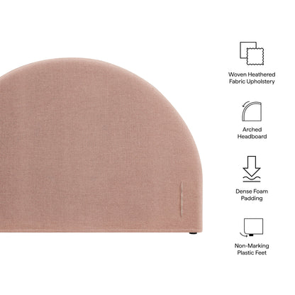 Resort King Size Upholstered Fabric Arched Headboard by Modway