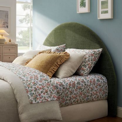 Resort King Size Upholstered Fabric Arched Headboard by Modway