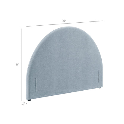 Resort King Size Upholstered Fabric Arched Headboard by Modway