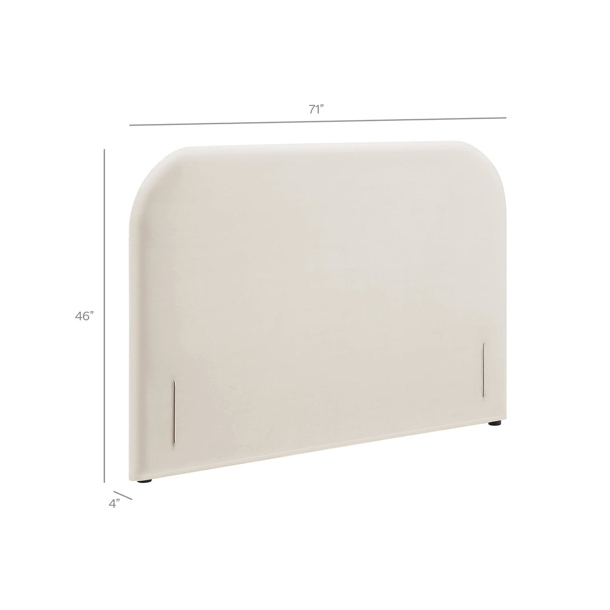 Keynote Queen Size Stain-Resistant Performance Velvet Headboard by Modway