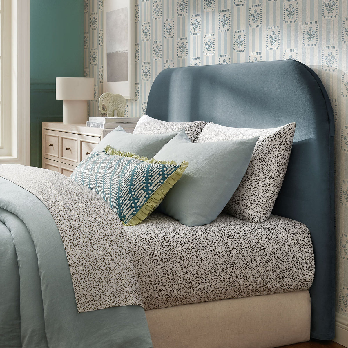 Keynote Queen Size Stain-Resistant Performance Velvet Headboard by Modway