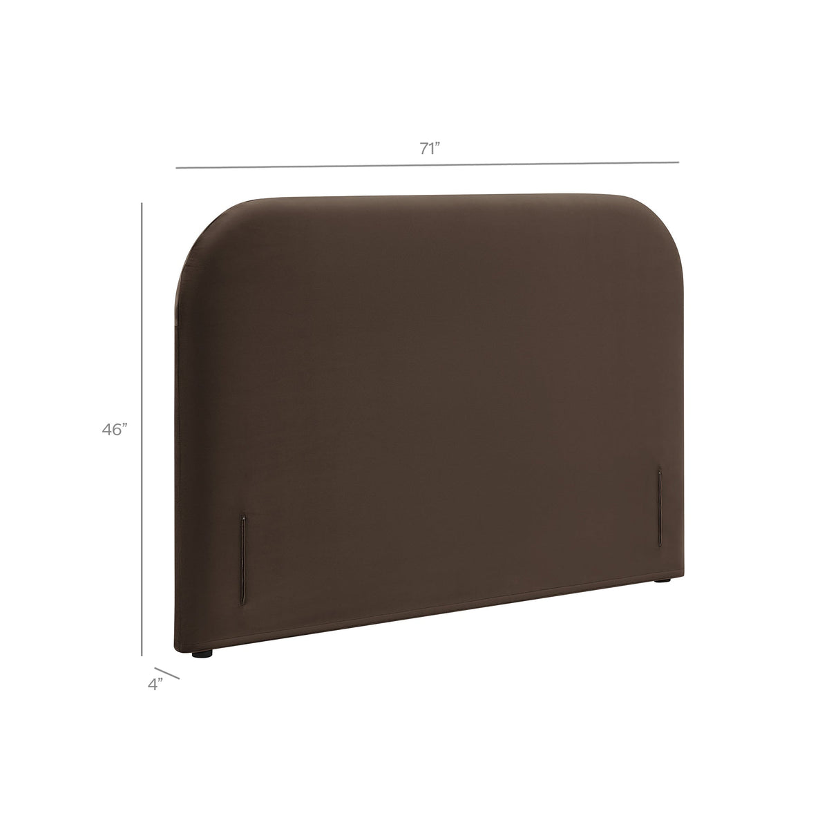 Keynote Queen Size Stain-Resistant Performance Velvet Headboard by Modway