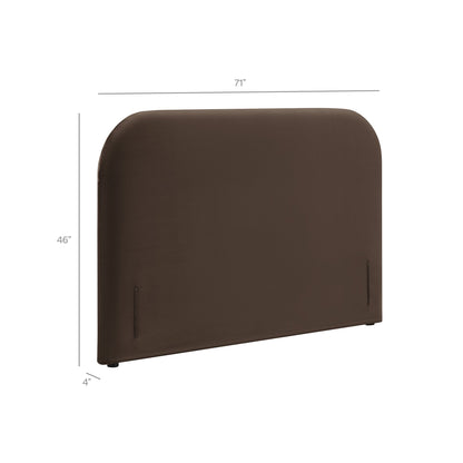 Keynote Queen Size Stain-Resistant Performance Velvet Headboard by Modway