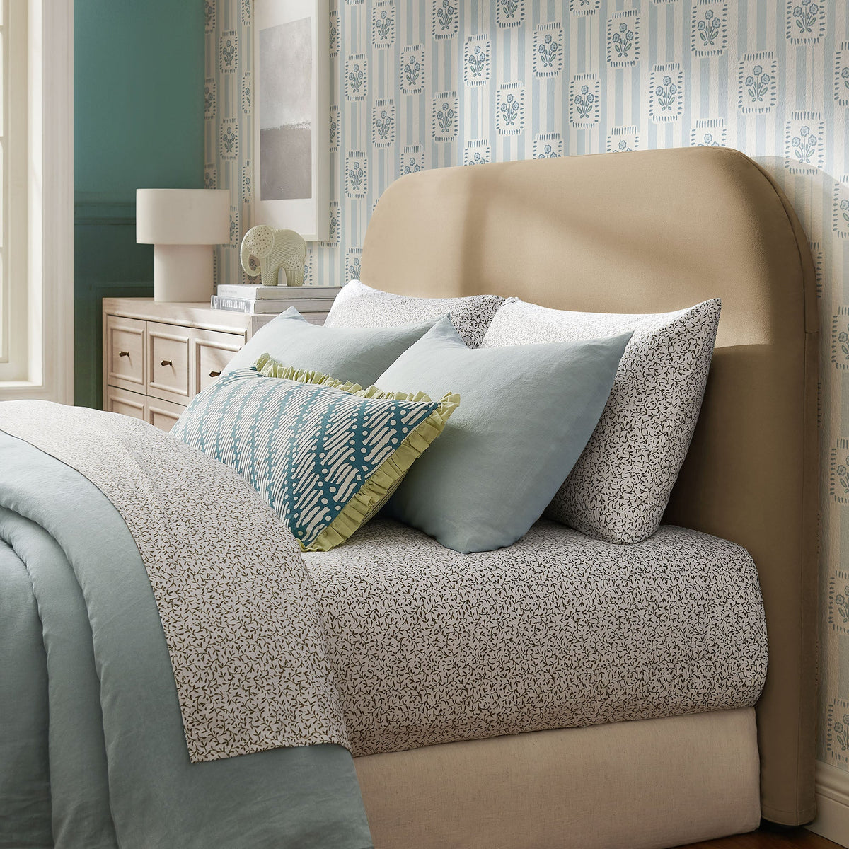 Keynote Queen Size Stain-Resistant Performance Velvet Headboard by Modway