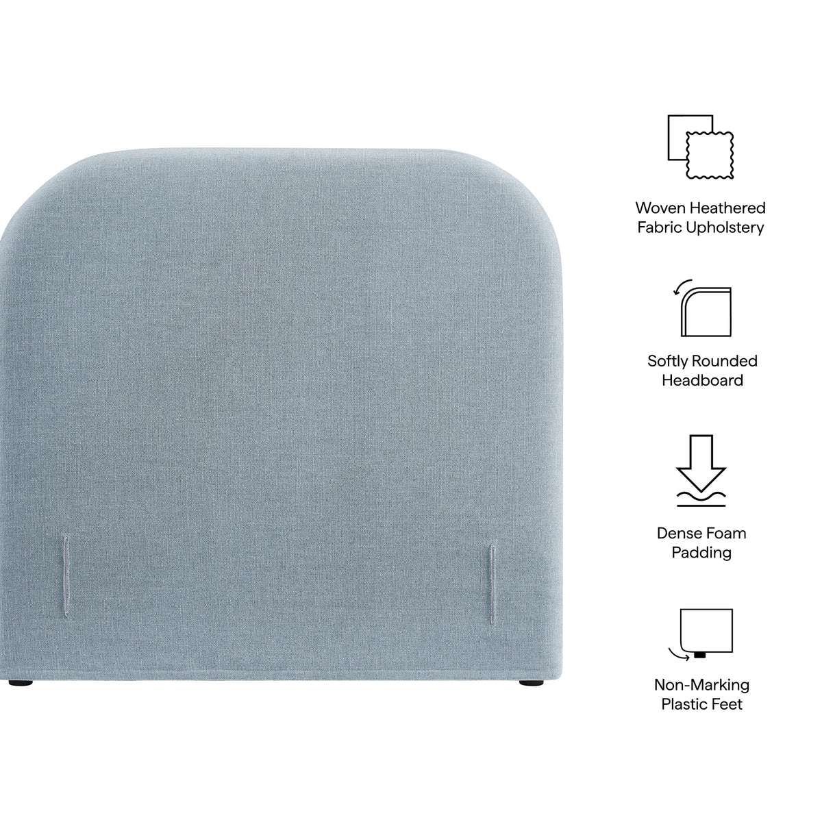 Keynote Twin Size Upholstered Fabric Headboard by Modway