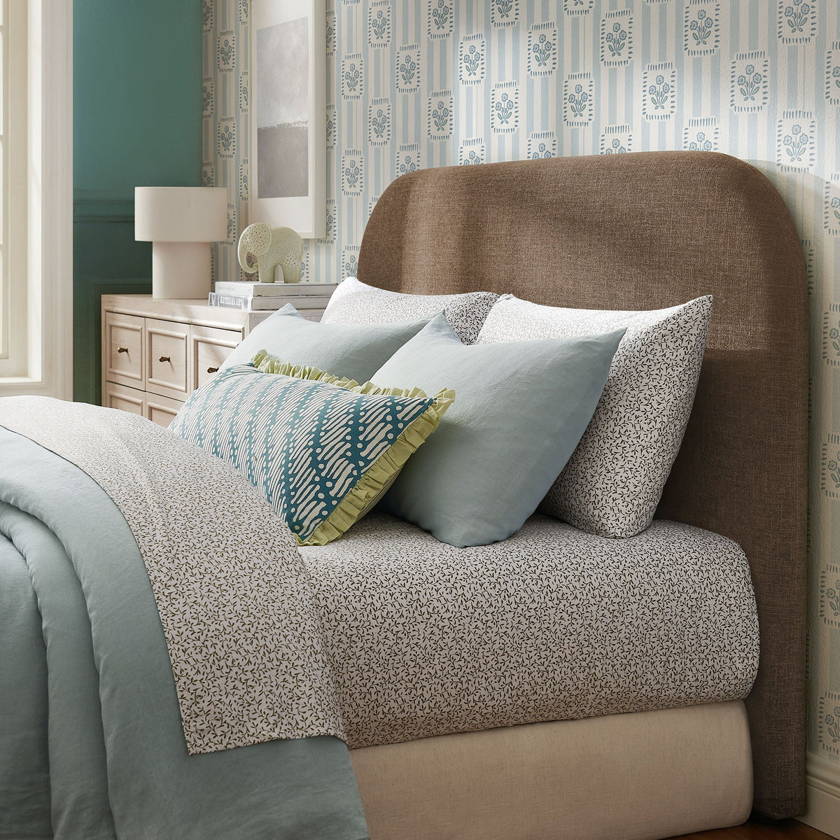 Keynote Full Size Upholstered Fabric Headboard by Modway