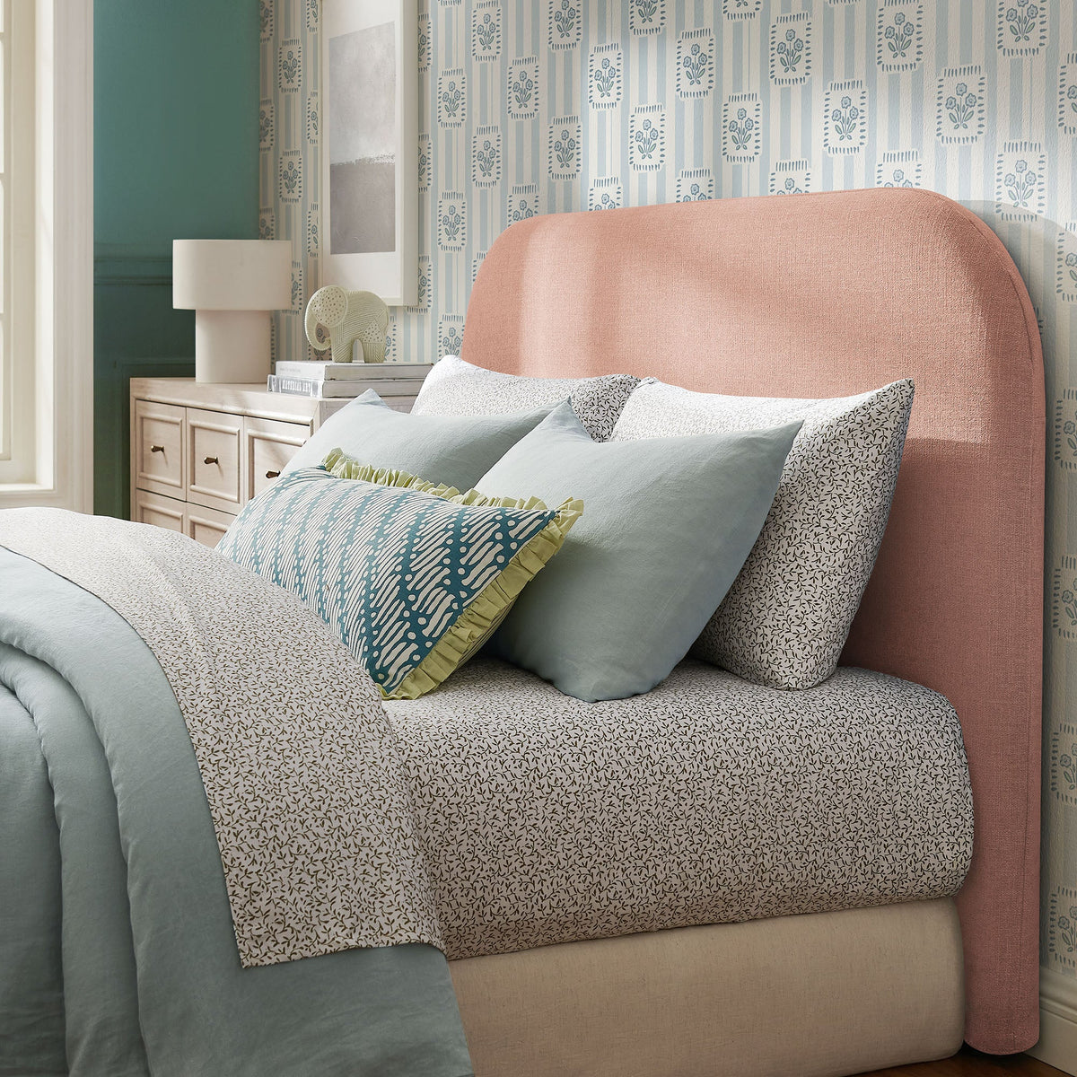 Keynote Queen Size Upholstered Fabric Headboard by Modway