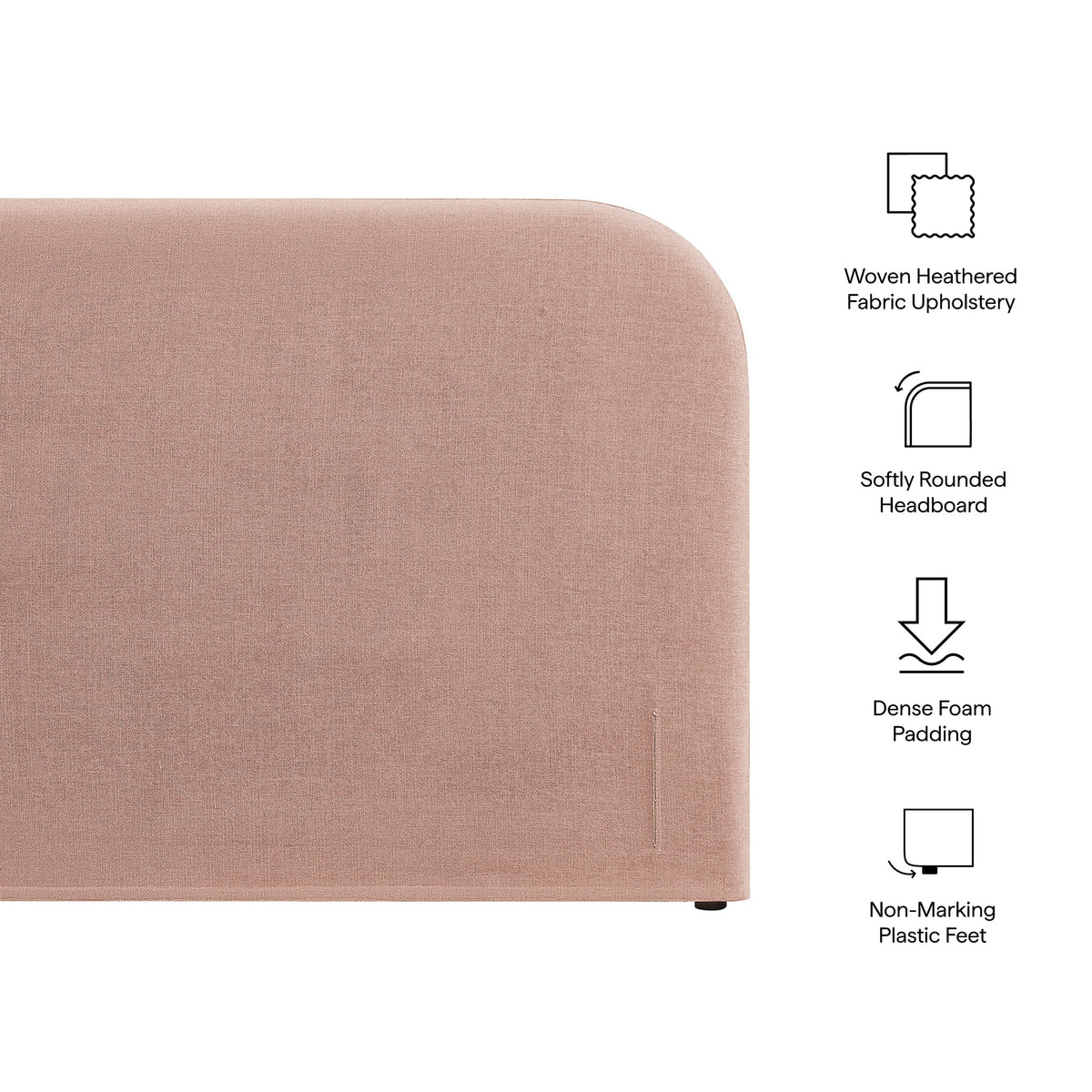 Keynote Queen Size Upholstered Fabric Headboard by Modway