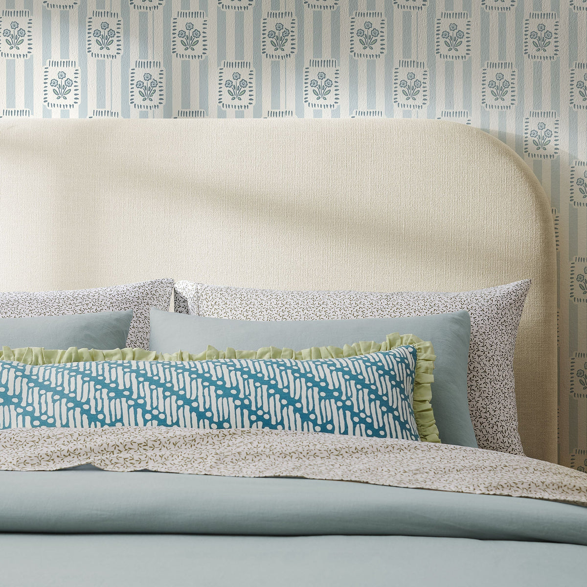 Keynote Queen Size Upholstered Fabric Headboard by Modway