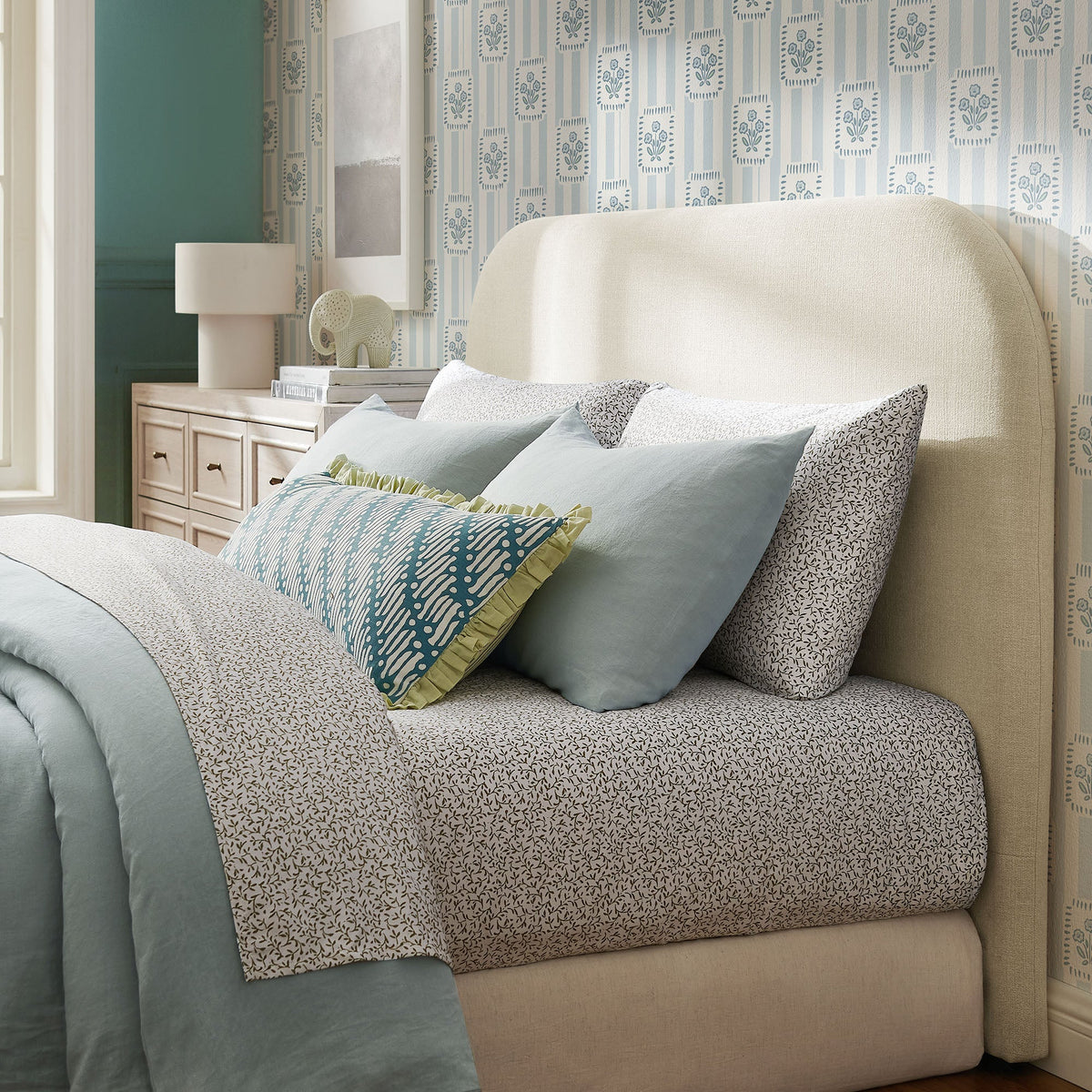 Keynote Queen Size Upholstered Fabric Headboard by Modway