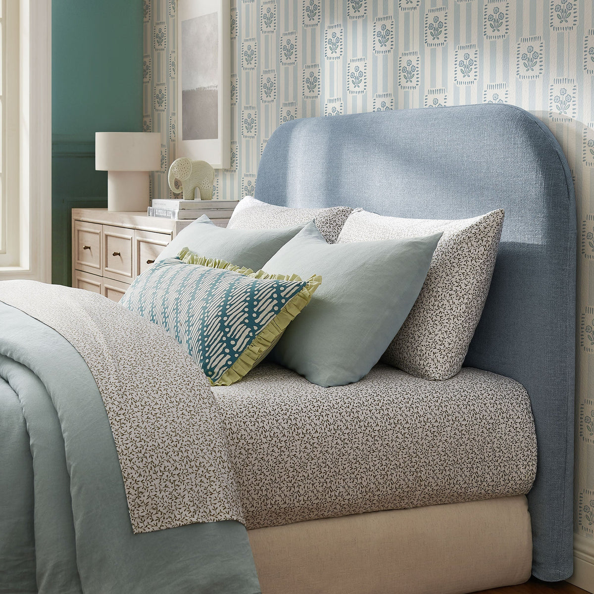 Keynote Queen Size Upholstered Fabric Headboard by Modway