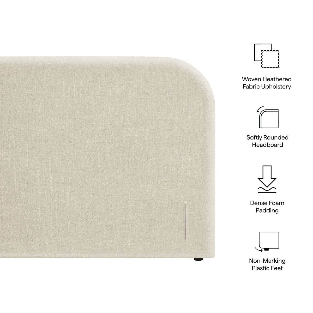 Keynote King Size Upholstered Fabric Headboard by Modway