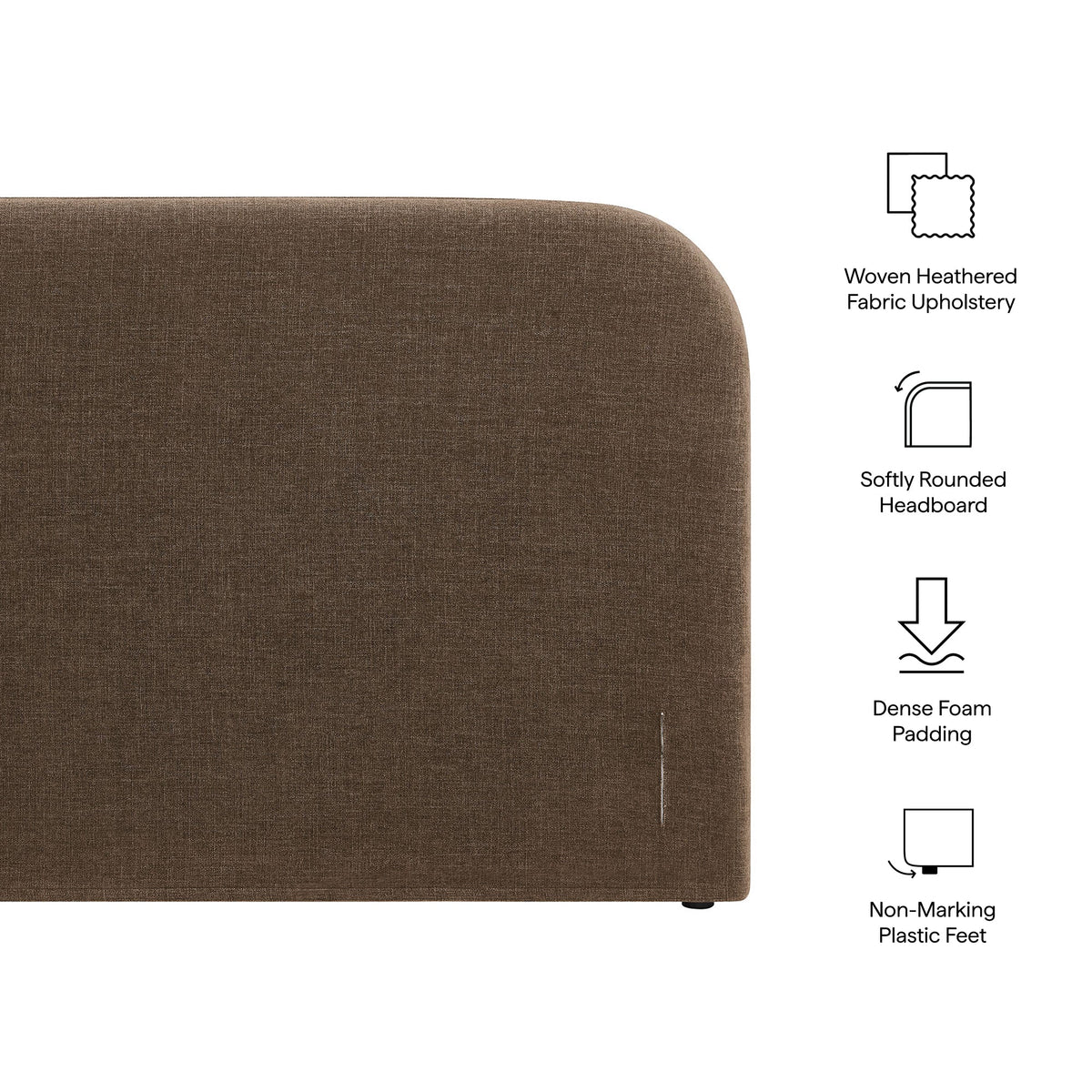 Keynote King Size Upholstered Fabric Headboard by Modway