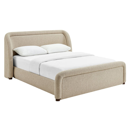 Tasmin Queen Upholstered Fabric Platform Bed by Modway