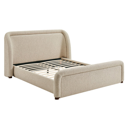 Tasmin King Upholstered Fabric Platform Bed by Modway