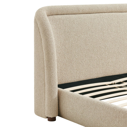 Tasmin King Upholstered Fabric Platform Bed by Modway