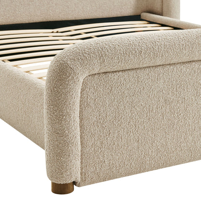 Tasmin King Upholstered Fabric Platform Bed by Modway