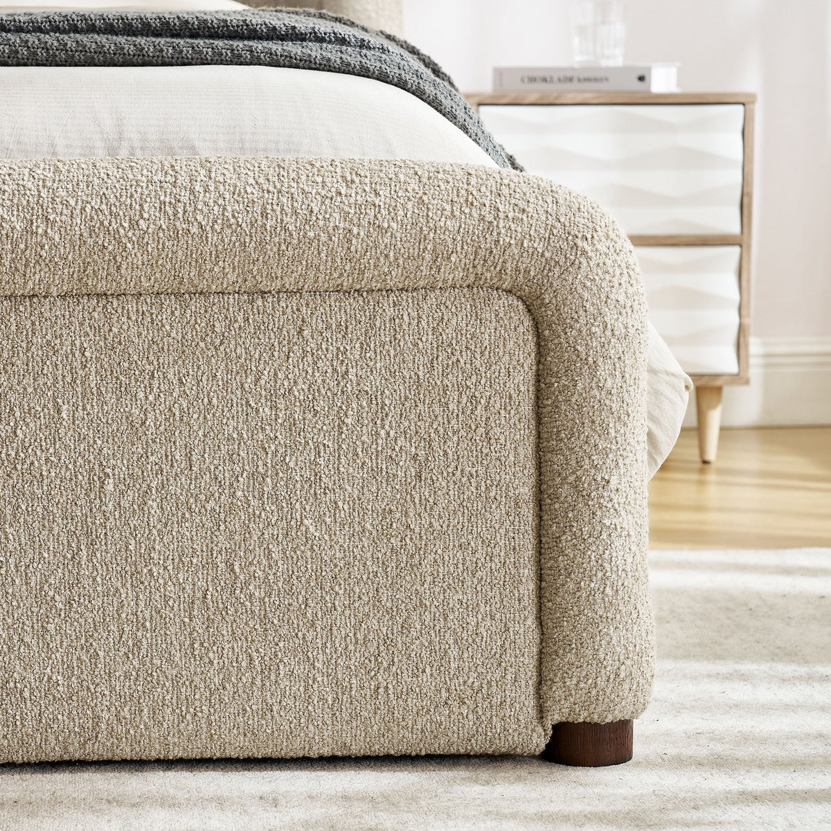 Tasmin King Upholstered Fabric Platform Bed by Modway
