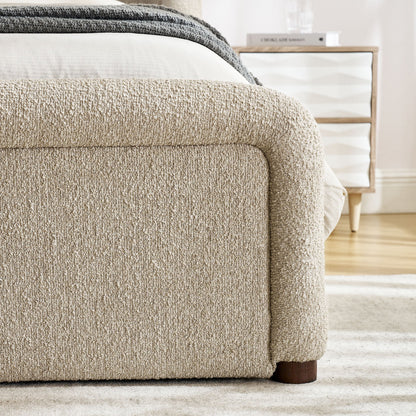 Tasmin King Upholstered Fabric Platform Bed by Modway