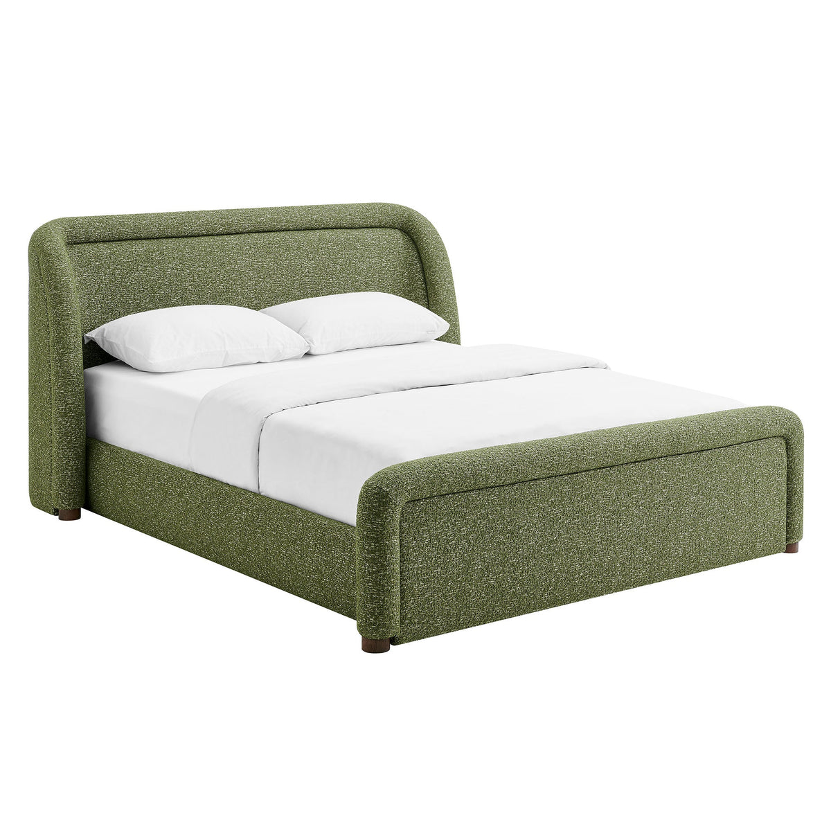 Tasmin King Upholstered Fabric Platform Bed by Modway