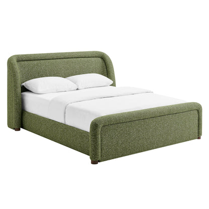 Tasmin King Upholstered Fabric Platform Bed by Modway