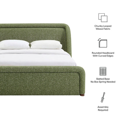 Tasmin King Upholstered Fabric Platform Bed by Modway
