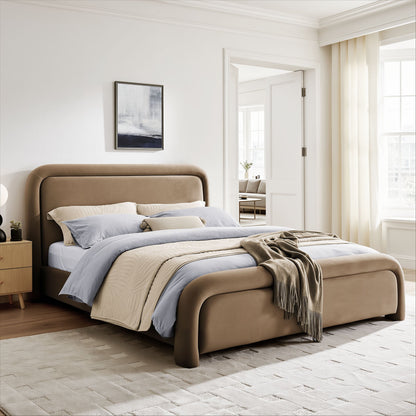 Beck Queen Performance Velvet Platform Bed by Modway