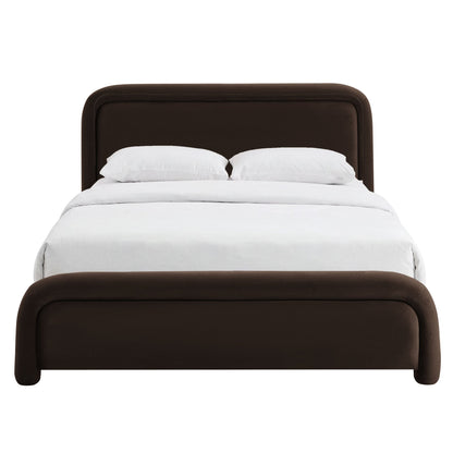 Beck King Performance Velvet Platform Bed by Modway