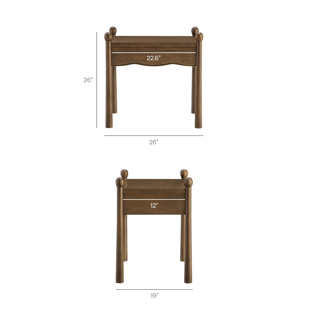 Darcy Wood Nightstand or Side Table by Modway