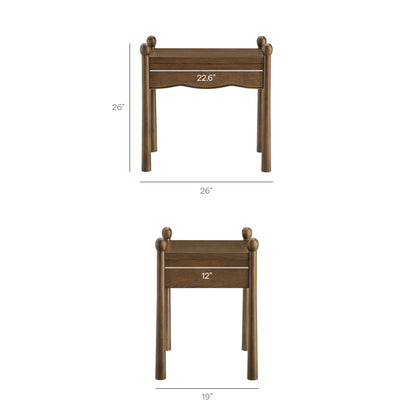 Darcy Wood Nightstand or Side Table by Modway