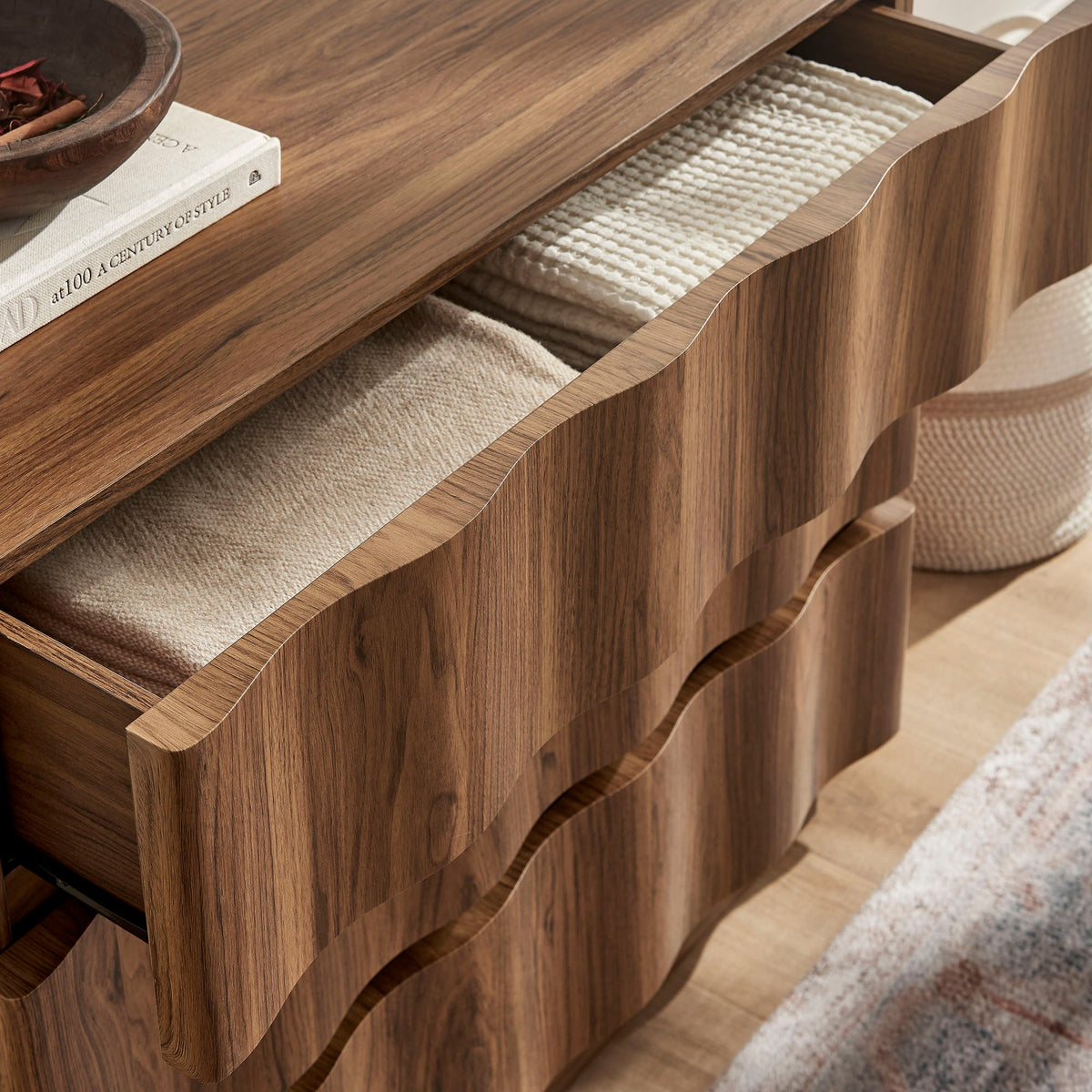 Isola Wavy 3 Drawer Chest by Modway