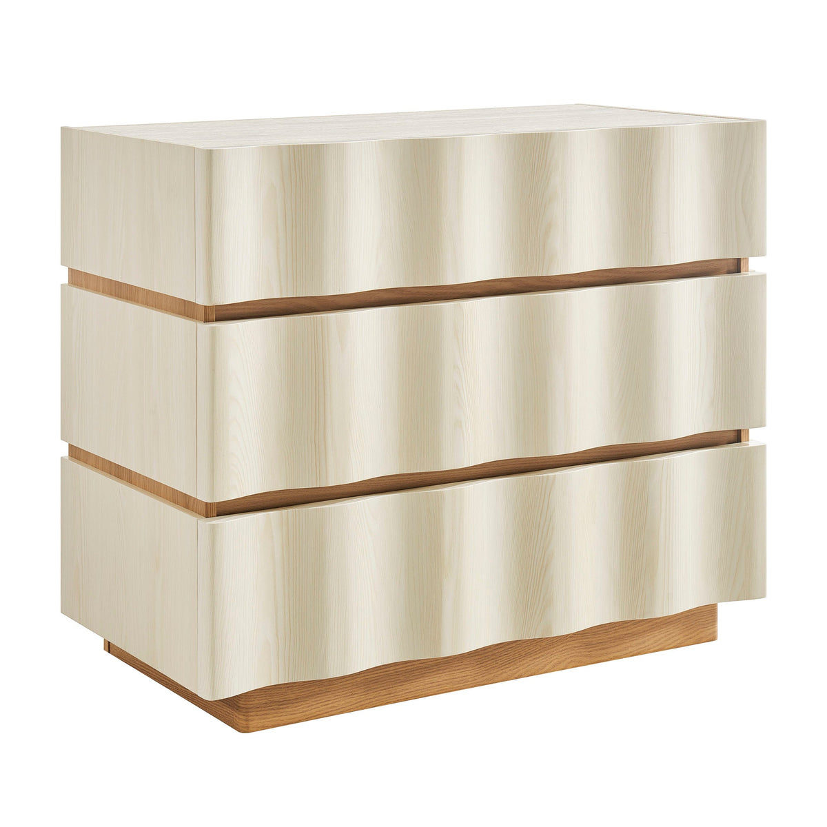 Isola Wavy 3 Drawer Chest by Modway