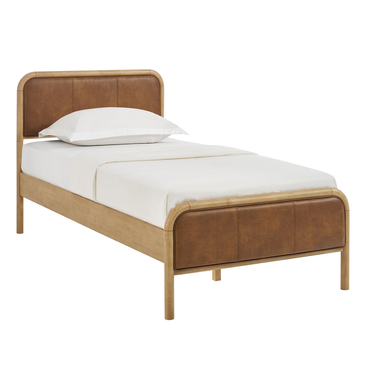 Wexford Vegan Leather Twin Platform Bed by Modway