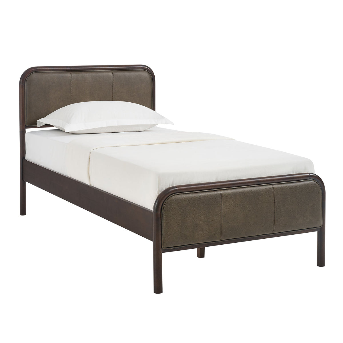 Wexford Vegan Leather Twin Platform Bed by Modway